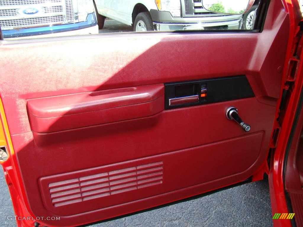 1994 C/K C1500 Extended Cab - Victory Red / Red photo #13