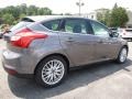 2014 Sterling Gray Ford Focus Titanium Hatchback  photo #2