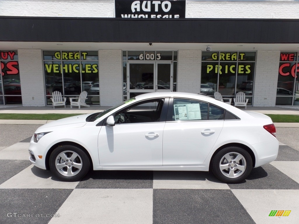 2015 Cruze LT - Summit White / Jet Black/Medium Titanium photo #1