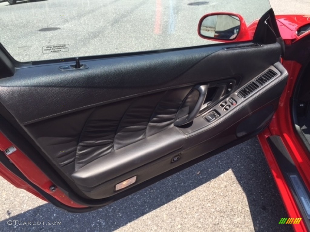 1995 Acura NSX Coupe Ebony Door Panel Photo #114629241