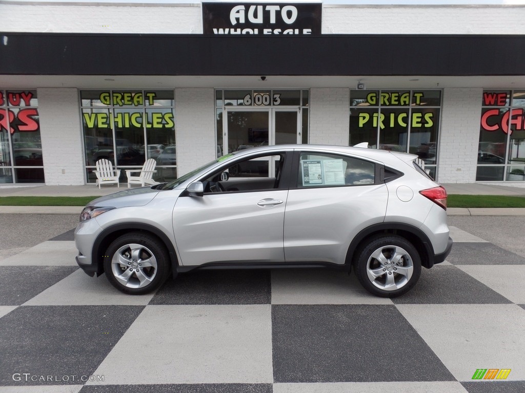 2016 HR-V LX - Alabaster Silver Metallic / Gray photo #1