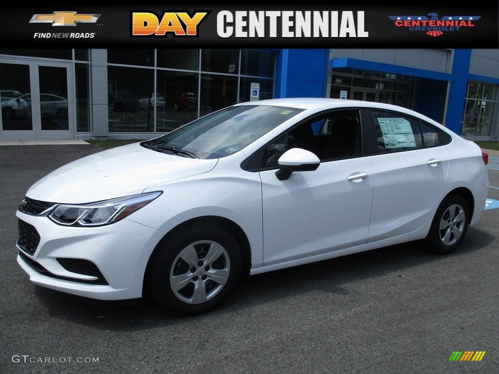 2016 Cruze LS Sedan - Summit White / Jet Black photo #1
