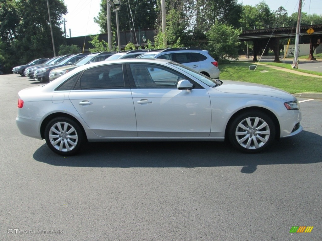 2011 A4 2.0T quattro Sedan - Ice Silver Metallic / Black photo #5