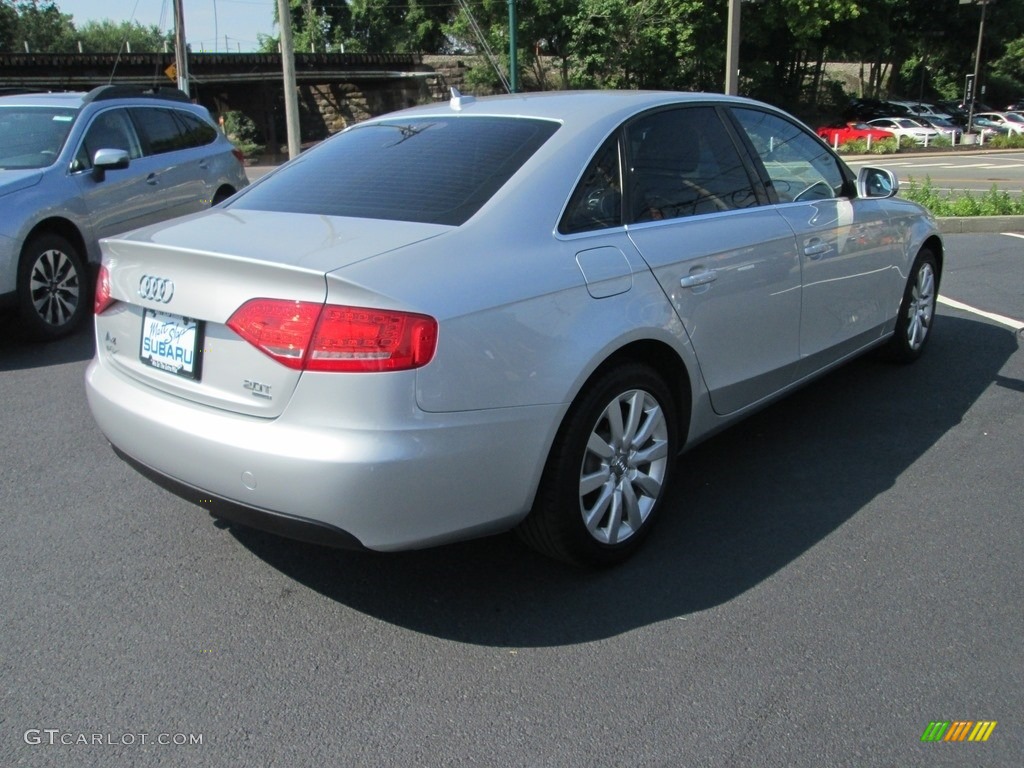 2011 A4 2.0T quattro Sedan - Ice Silver Metallic / Black photo #6