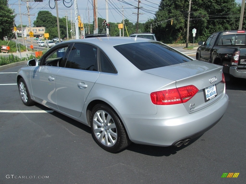 2011 A4 2.0T quattro Sedan - Ice Silver Metallic / Black photo #8
