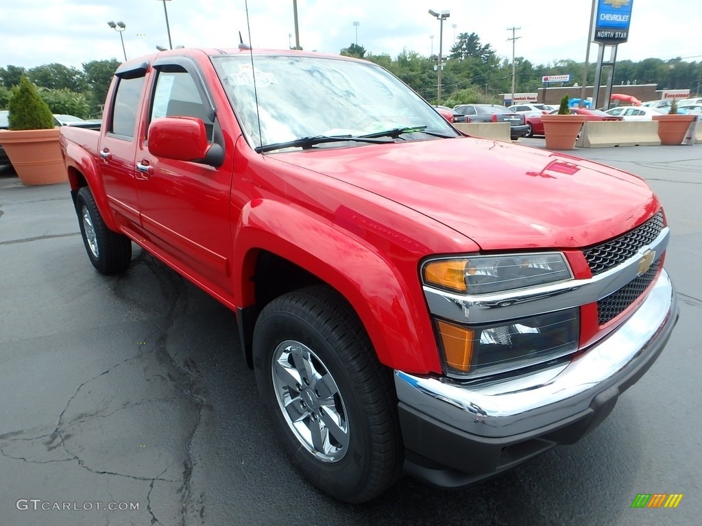 2012 Colorado LT Crew Cab 4x4 - Victory Red / Ebony photo #13