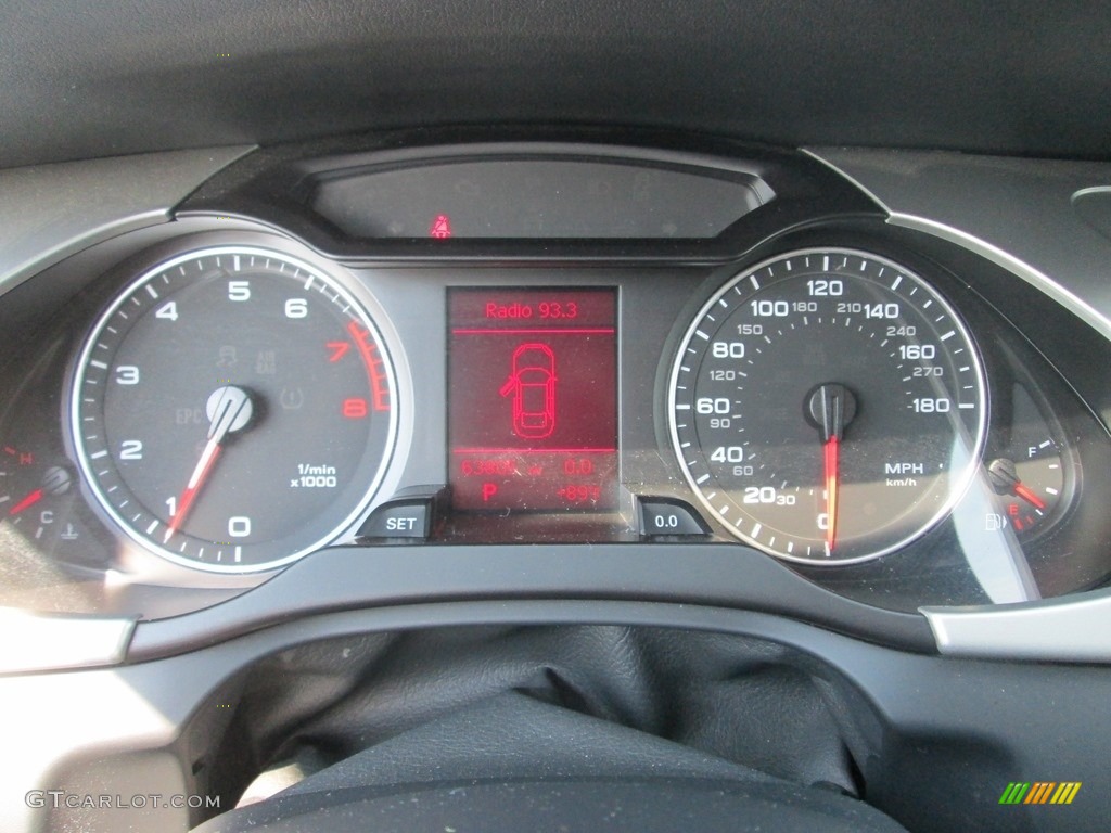 2011 A4 2.0T quattro Sedan - Ice Silver Metallic / Black photo #26