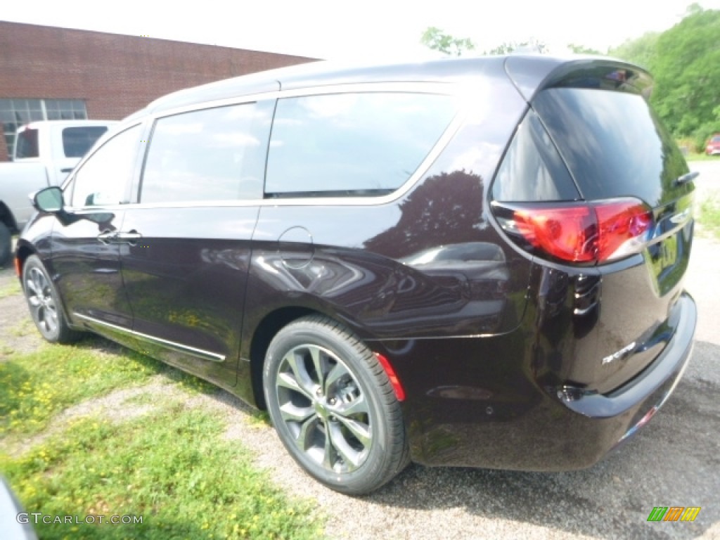 2017 Pacifica Limited - Dark Cordovan Pearl / Black/Alloy photo #6