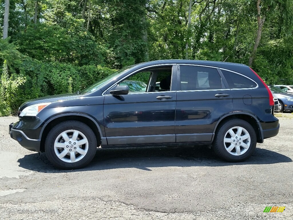 2008 CR-V EX 4WD - Nighthawk Black Pearl / Black photo #4