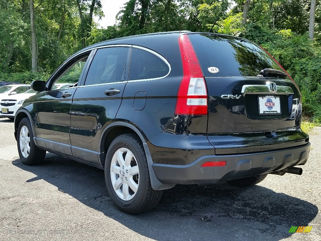 2008 CR-V EX 4WD - Nighthawk Black Pearl / Black photo #5