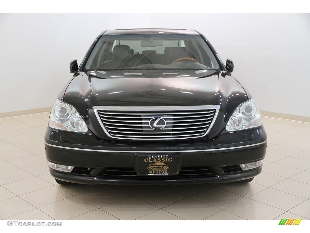 2005 LS 430 Sedan - Black Onyx / Black photo #2