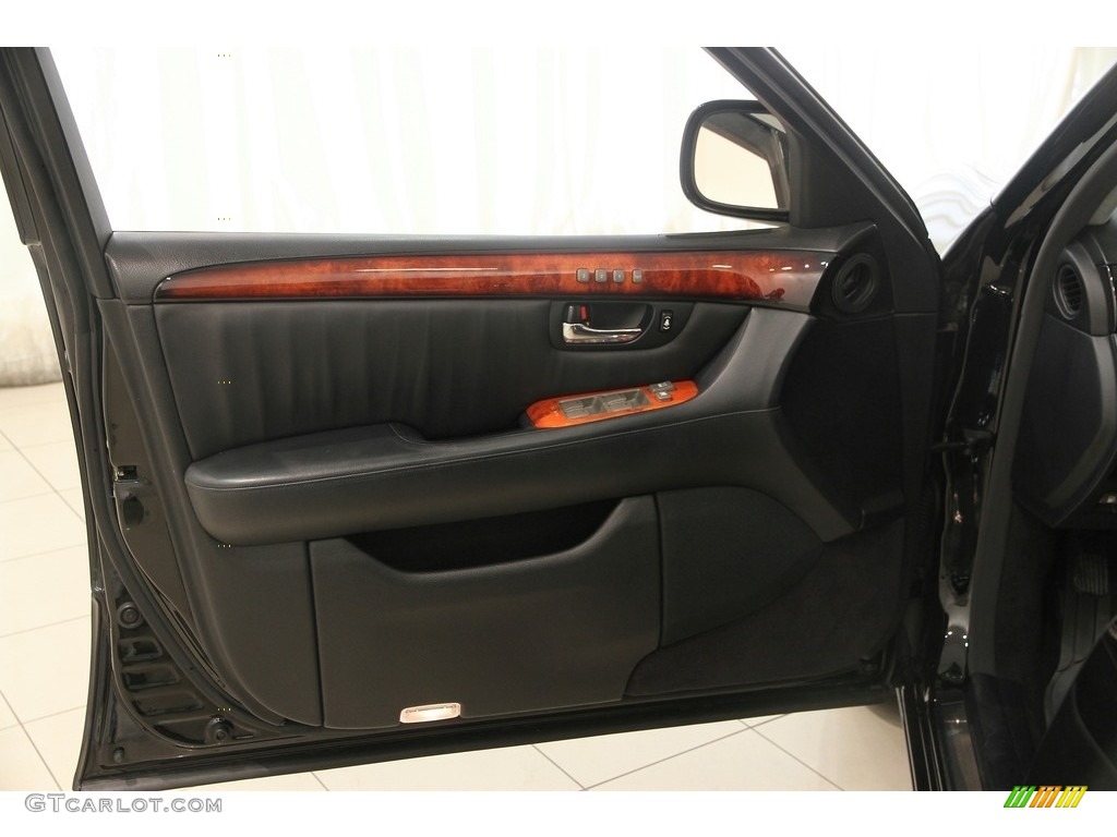 2005 LS 430 Sedan - Black Onyx / Black photo #4