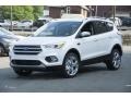2017 White Platinum Ford Escape Titanium 4WD  photo #1