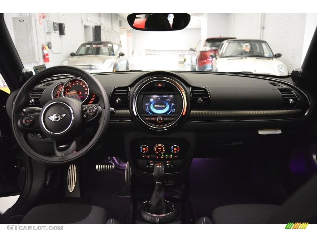2017 Mini Clubman Cooper S ALL4 Double Stripe Carbon Black Dashboard Photo #114636969