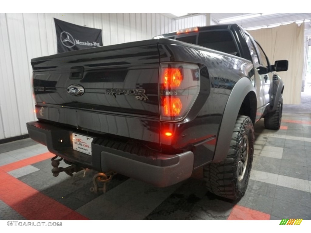 2011 F150 SVT Raptor SuperCab 4x4 - Tuxedo Black Metallic / Black photo #8