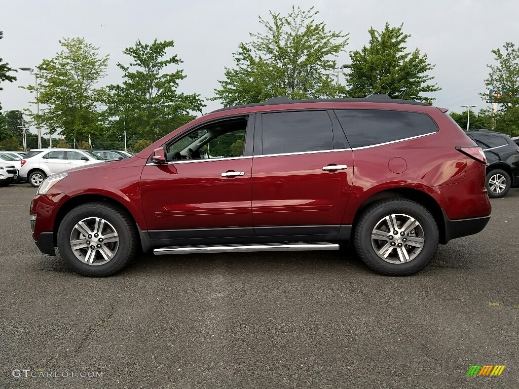 Siren Red Tintcoat 2017 Chevrolet Traverse LT Exterior Photo #114639126