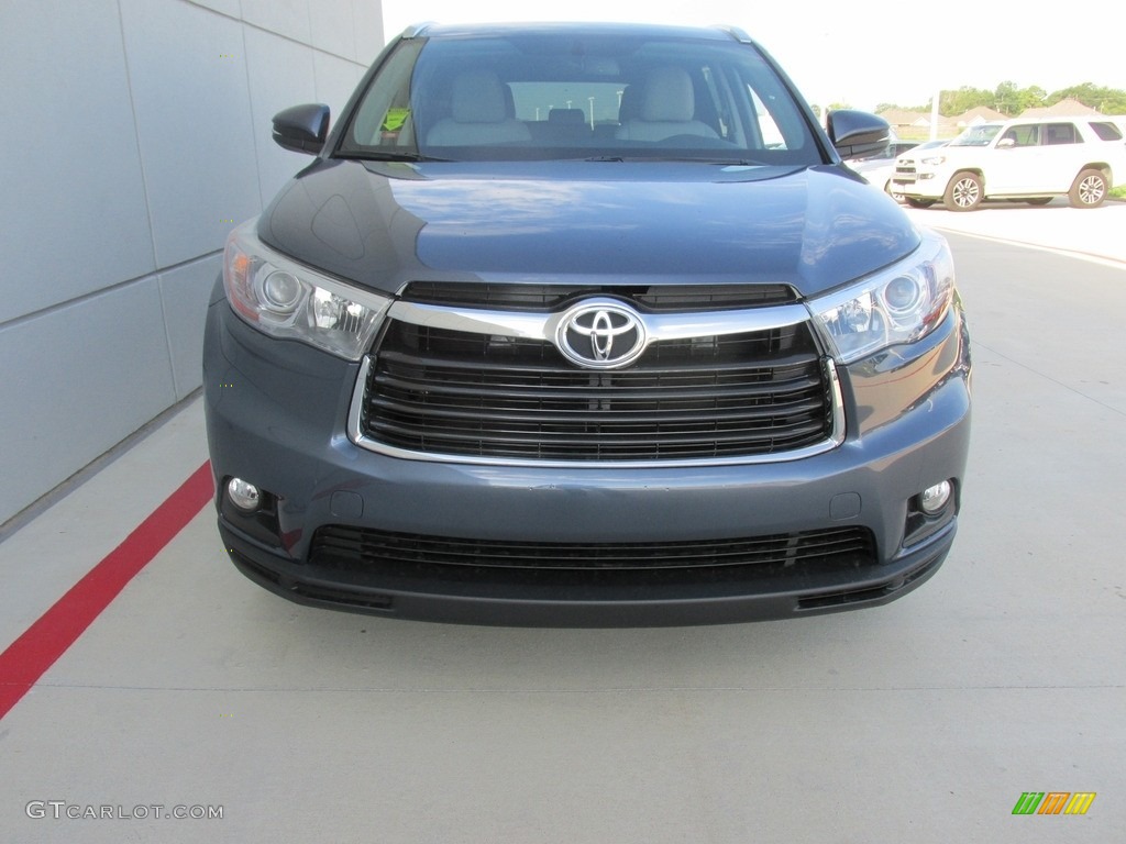 2016 Highlander XLE - Shoreline Blue Pearl / Ash photo #8