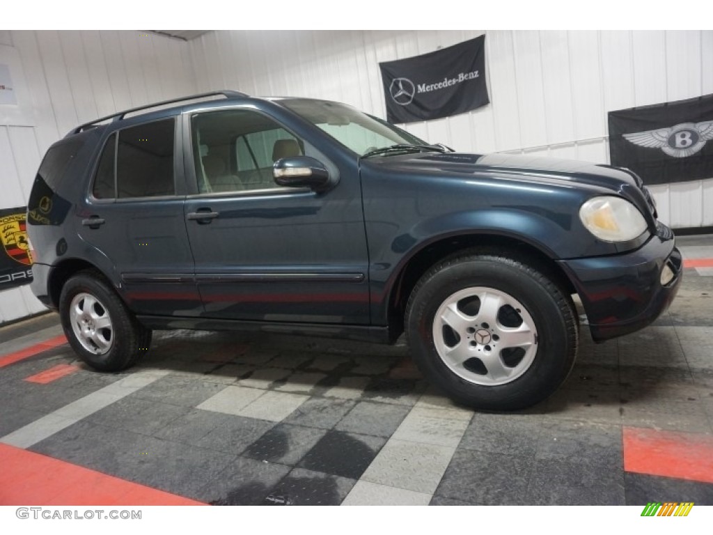 2003 ML 320 4Matic - Black Opal Metallic / Java photo #6
