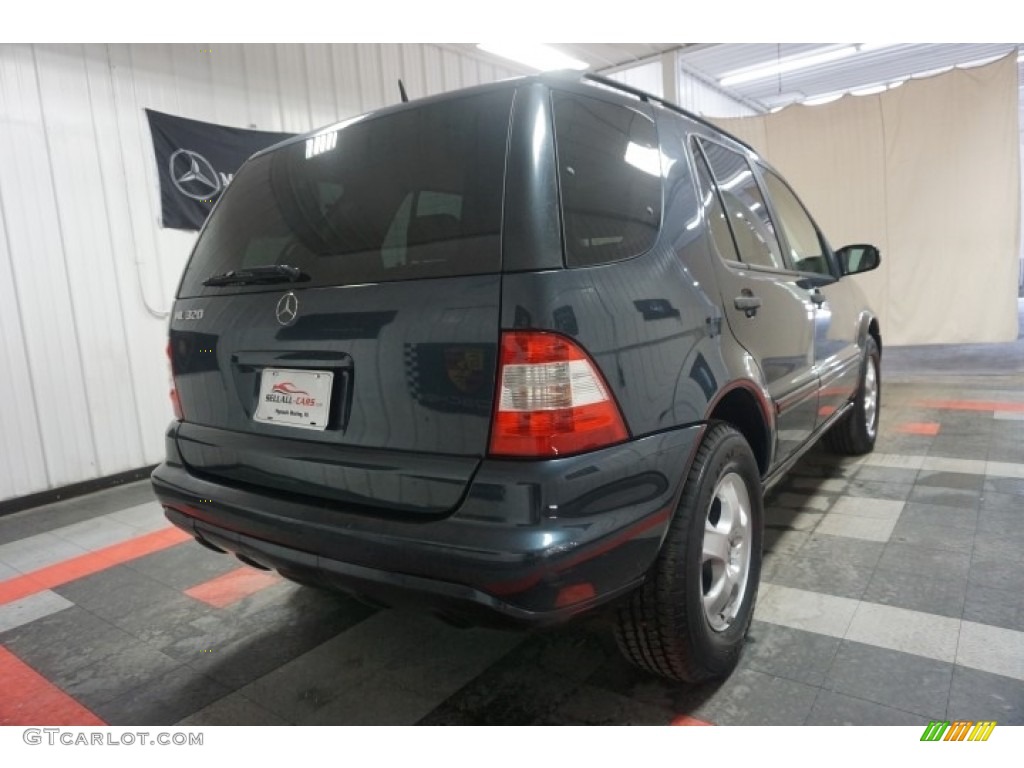 2003 ML 320 4Matic - Black Opal Metallic / Java photo #8