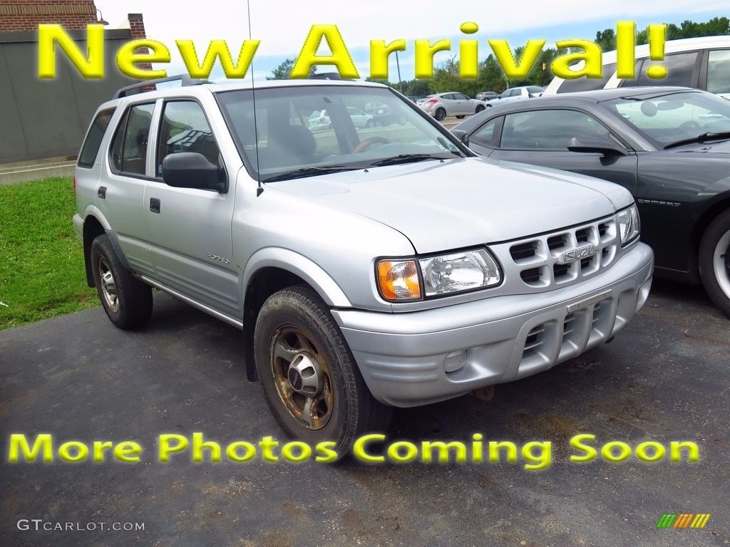 2000 Rodeo LS 4WD - Bright Silver Metallic / Gray photo #1