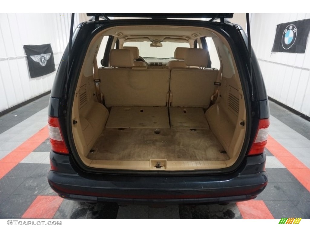 2003 ML 320 4Matic - Black Opal Metallic / Java photo #19