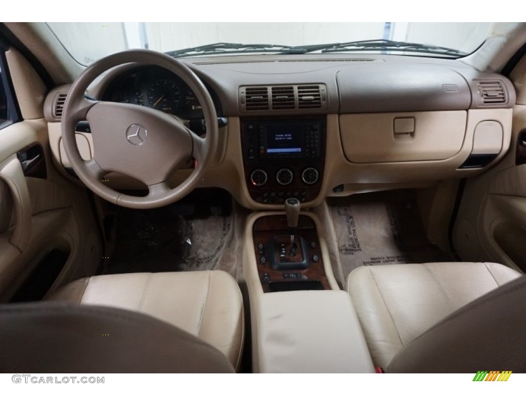 2003 ML 320 4Matic - Black Opal Metallic / Java photo #25