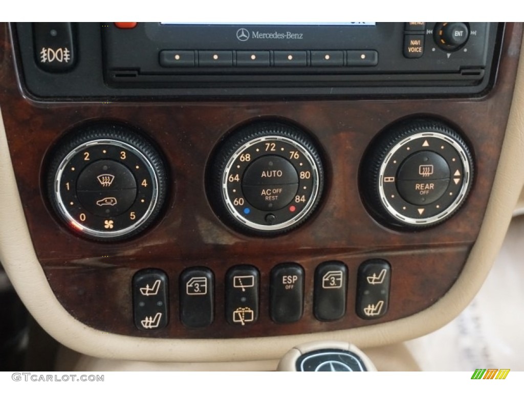 2003 ML 320 4Matic - Black Opal Metallic / Java photo #41