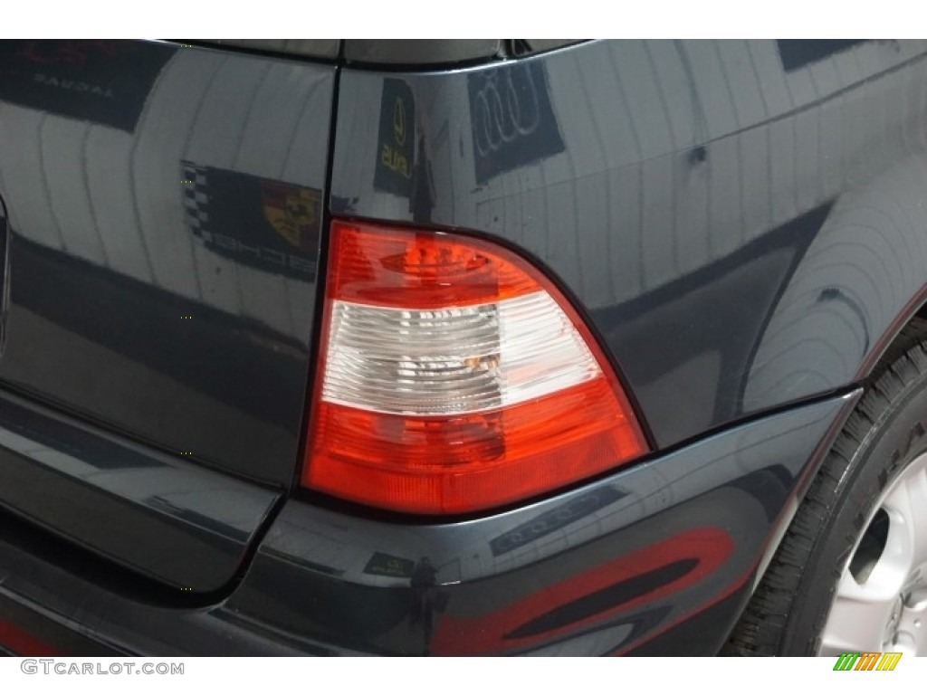 2003 ML 320 4Matic - Black Opal Metallic / Java photo #71