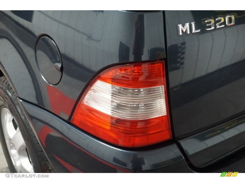 2003 ML 320 4Matic - Black Opal Metallic / Java photo #72