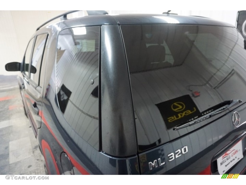 2003 ML 320 4Matic - Black Opal Metallic / Java photo #88