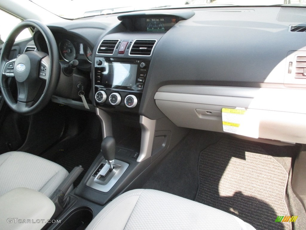 2016 Subaru Forester 2.5i Premium Gray Dashboard Photo #114643308