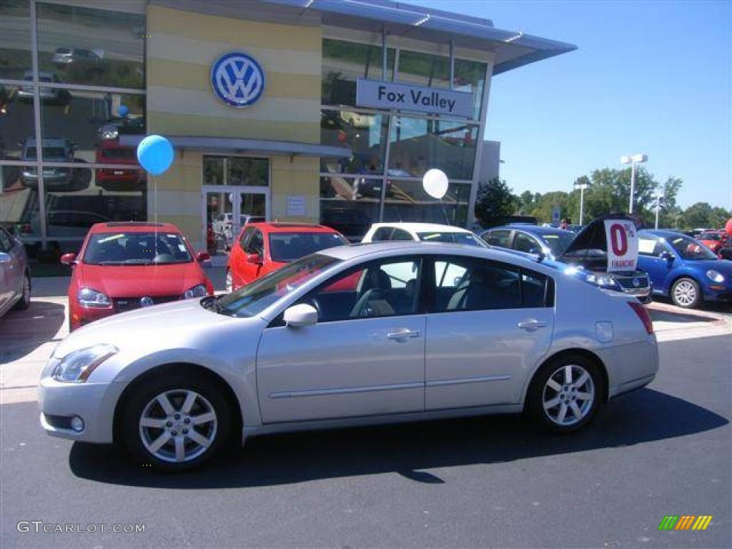 Liquid Silver Metallic Nissan Maxima