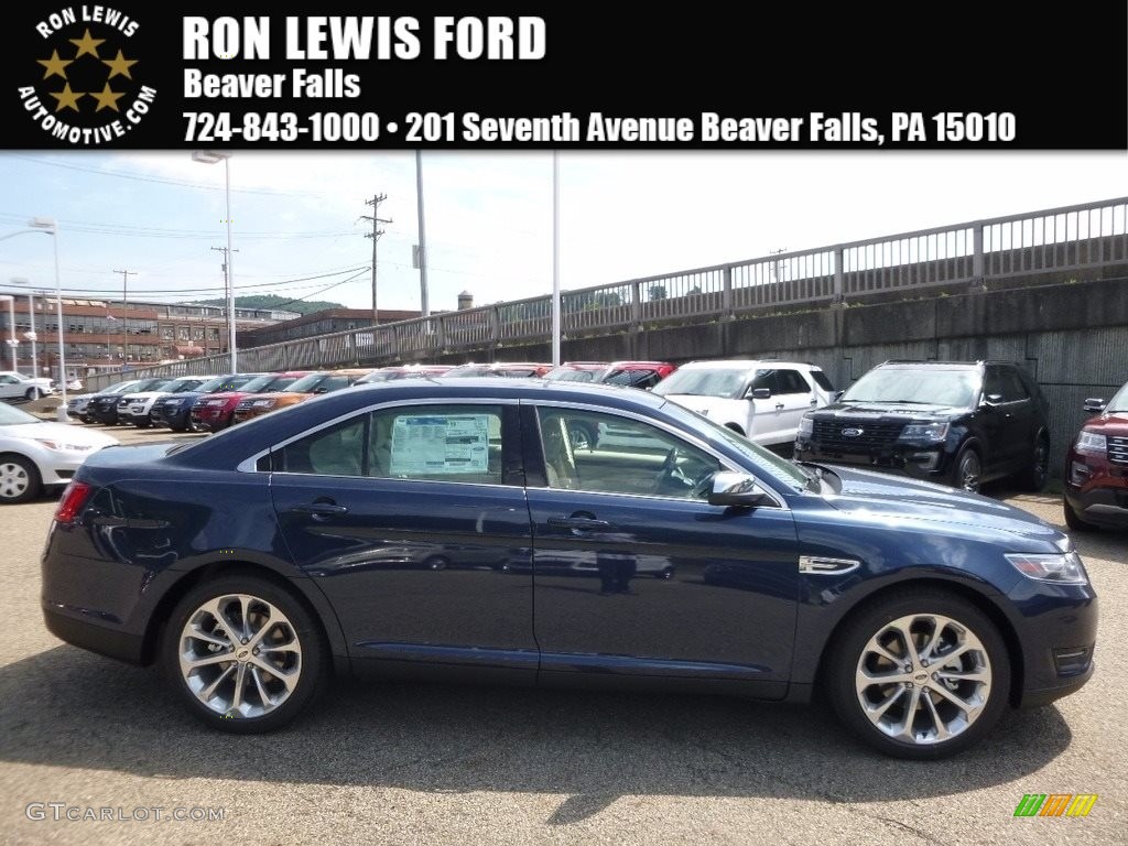 2016 Taurus Limited AWD - Blue Jeans / Dune photo #1