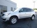 Silver Ice Metallic 2017 Chevrolet Traverse LS AWD Exterior