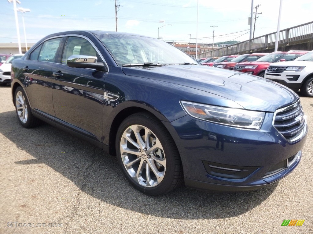 2016 Taurus Limited AWD - Blue Jeans / Dune photo #8