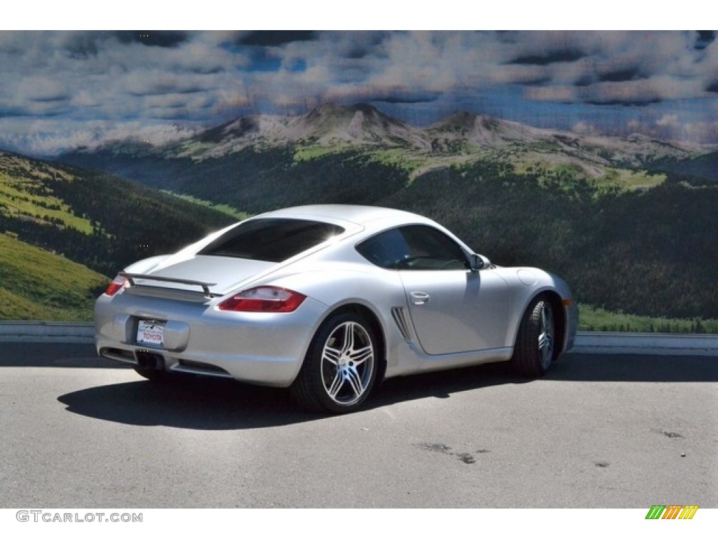 2008 Cayman S - Arctic Silver Metallic / Black photo #3