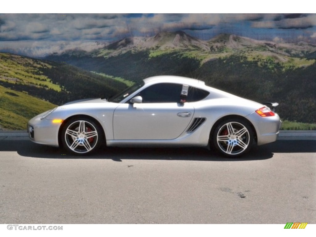 2008 Cayman S - Arctic Silver Metallic / Black photo #6