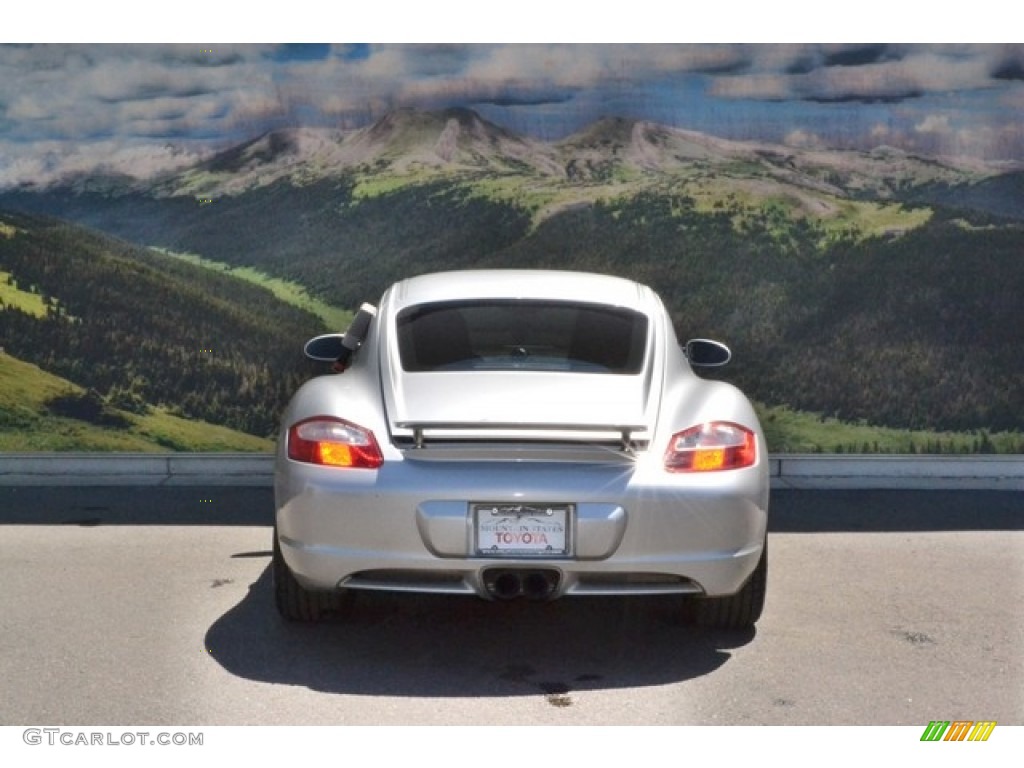 2008 Cayman S - Arctic Silver Metallic / Black photo #8