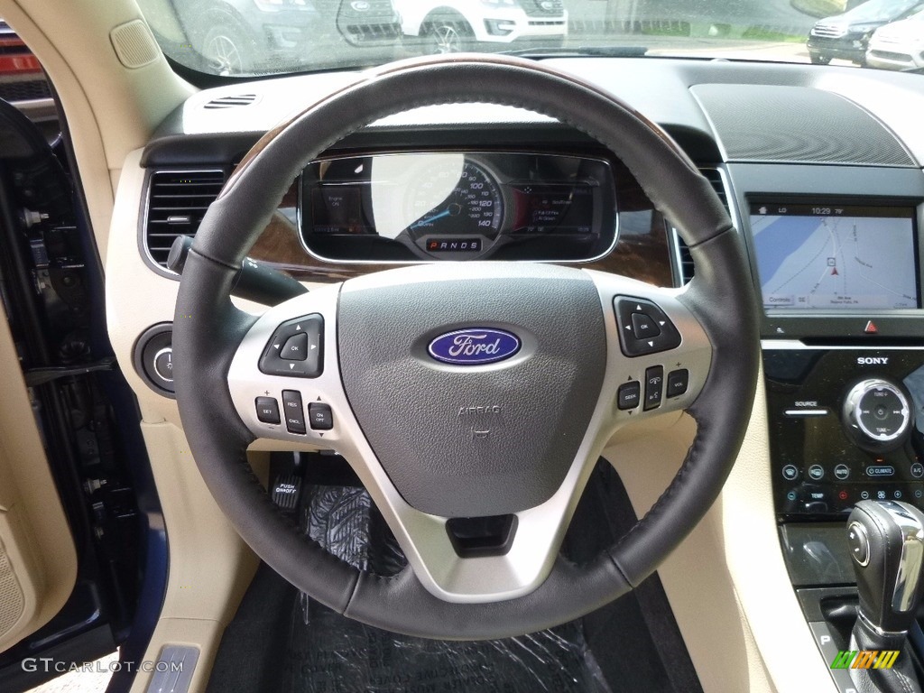 2016 Taurus Limited AWD - Blue Jeans / Dune photo #15