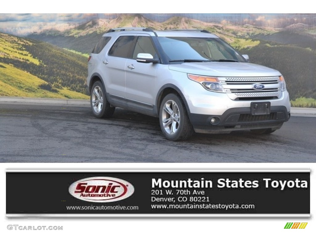 2015 Explorer Limited 4WD - Ingot Silver / Charcoal Black photo #1
