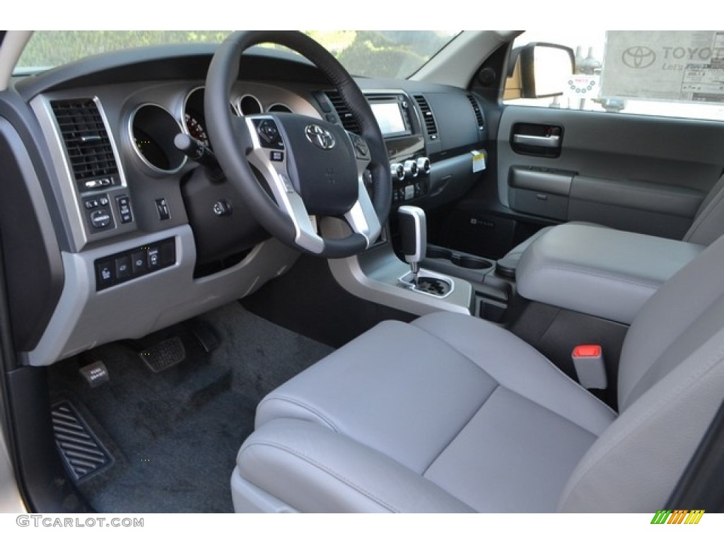 Gray Interior 2016 Toyota Sequoia Limited 4x4 Photo #114647341