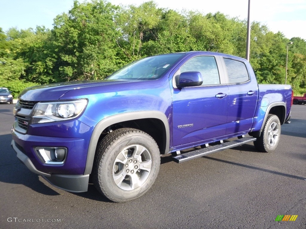 2016 Colorado Z71 Crew Cab 4x4 - Laser Blue / Jet Black photo #1