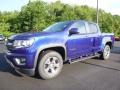 2016 Laser Blue Chevrolet Colorado Z71 Crew Cab 4x4  photo #1