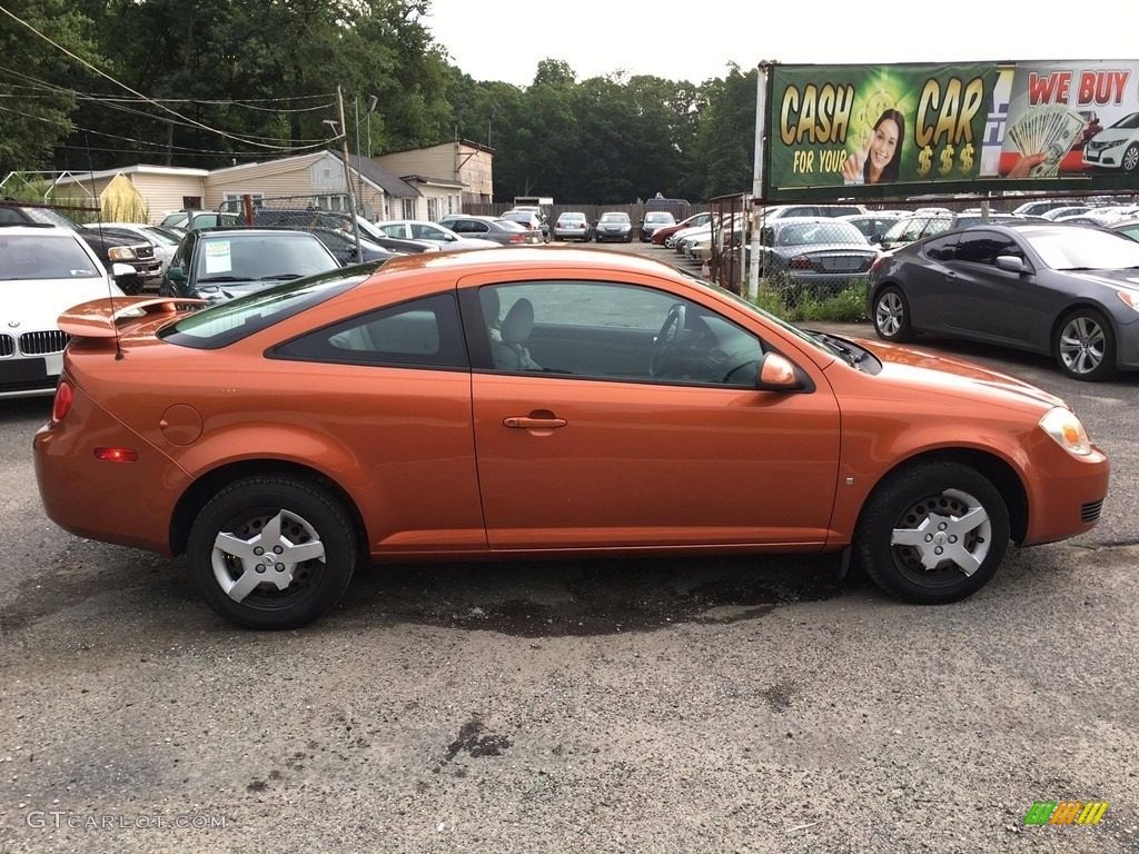 2007 Cobalt LT Coupe - Sunburst Orange Metallic / Gray photo #8