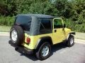 2001 Solar Yellow Jeep Wrangler Sport 4x4  photo #7