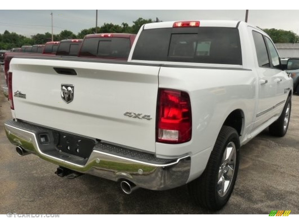 2016 1500 Big Horn Crew Cab 4x4 - Bright White / Black/Diesel Gray photo #1