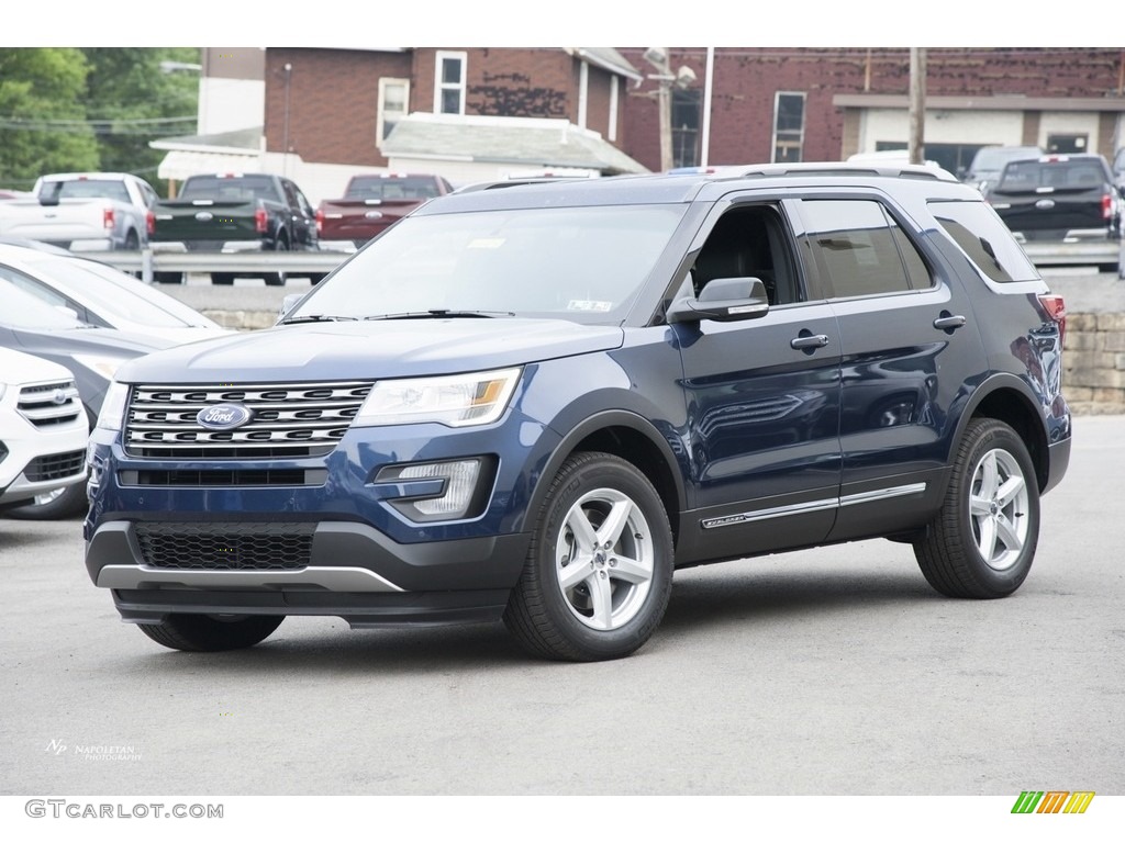 2017 Explorer XLT 4WD - Blue Jeans / Ebony Black photo #1