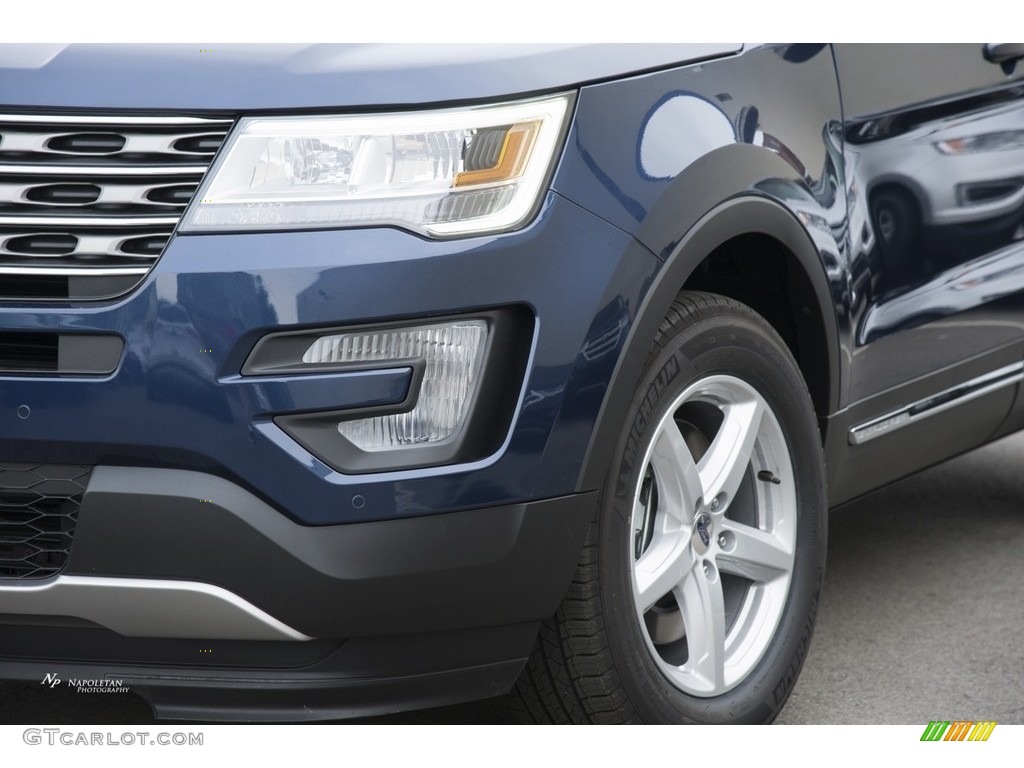 2017 Explorer XLT 4WD - Blue Jeans / Ebony Black photo #2