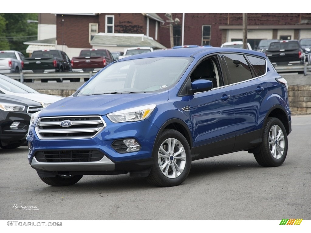 2017 Escape SE 4WD - Lightning Blue / Charcoal Black photo #1