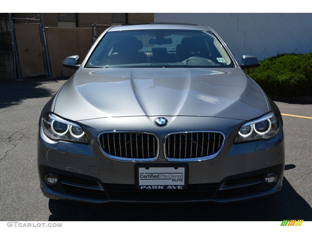 2016 5 Series 528i xDrive Sedan - Space Grey Metallic / Cinnamon Brown photo #7